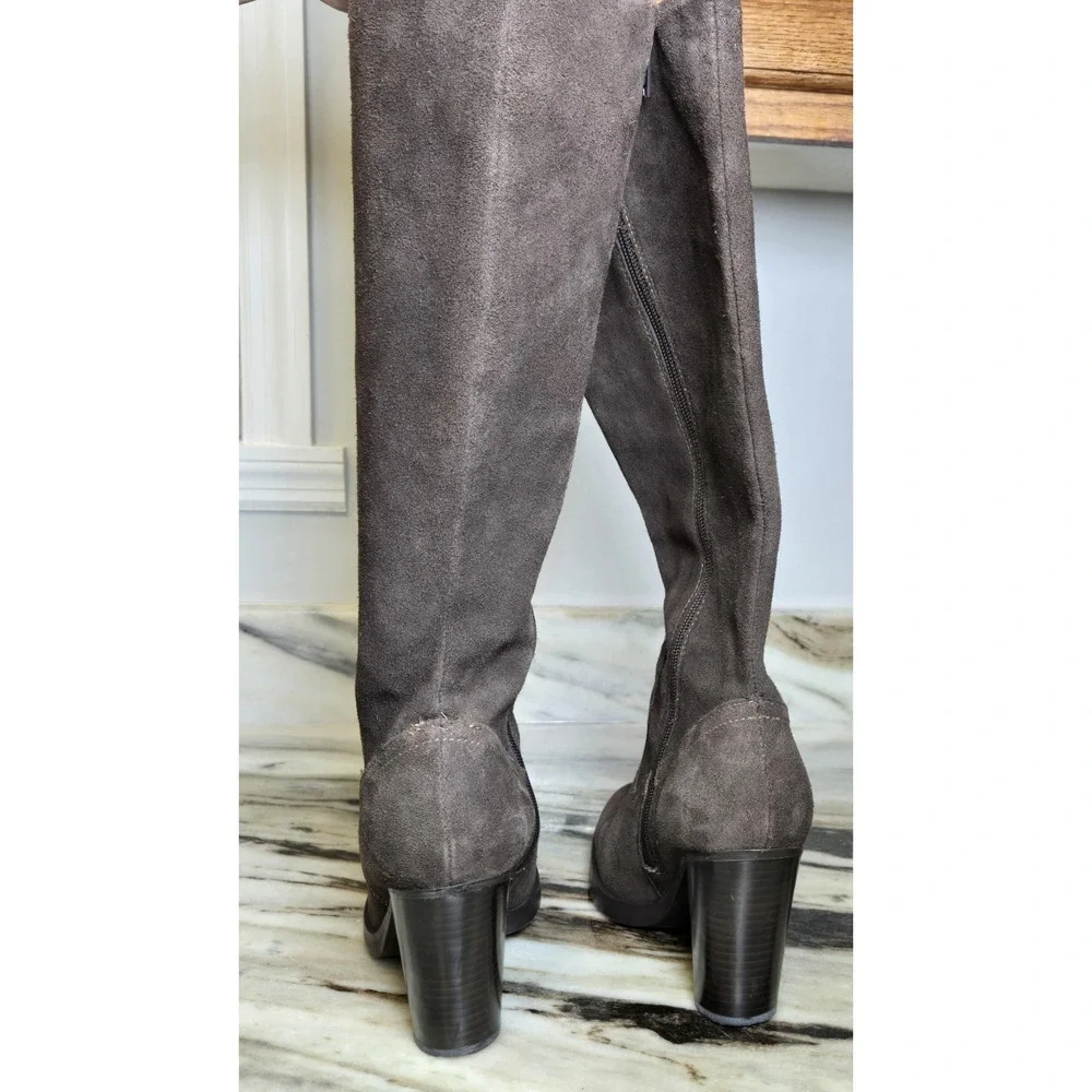 Kaya Knee‎ High Brown Suede Boots Women's Size 10